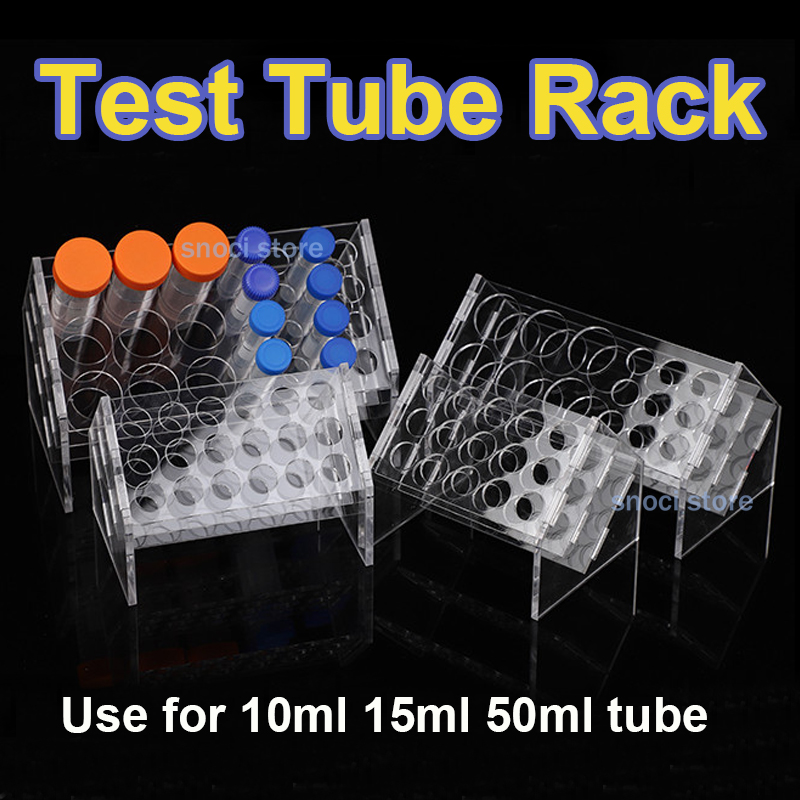Centrifuge Tube Rack - Schuine acryl reageerbuisrek 6-wells 8-wells 18-wells