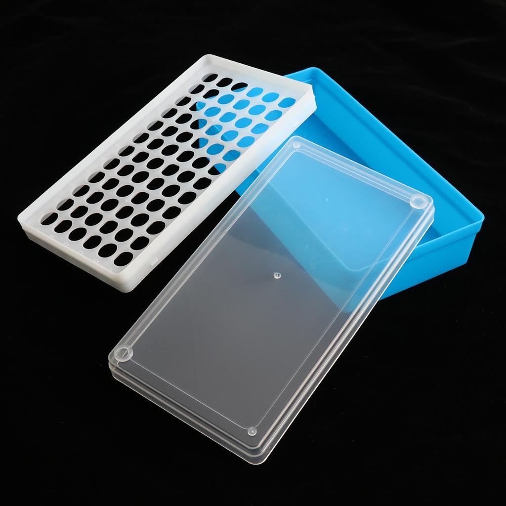 Centrifuge Tube Rack - Blauw plastic centrifugebuisrek-houdersysteem voor 1,5 ml
