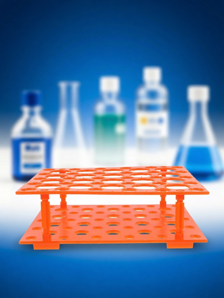 Centrifuge Tube Rack - 50-gaats centrifugebuisrek, afneembaar, laboratorium, 15 ml,
