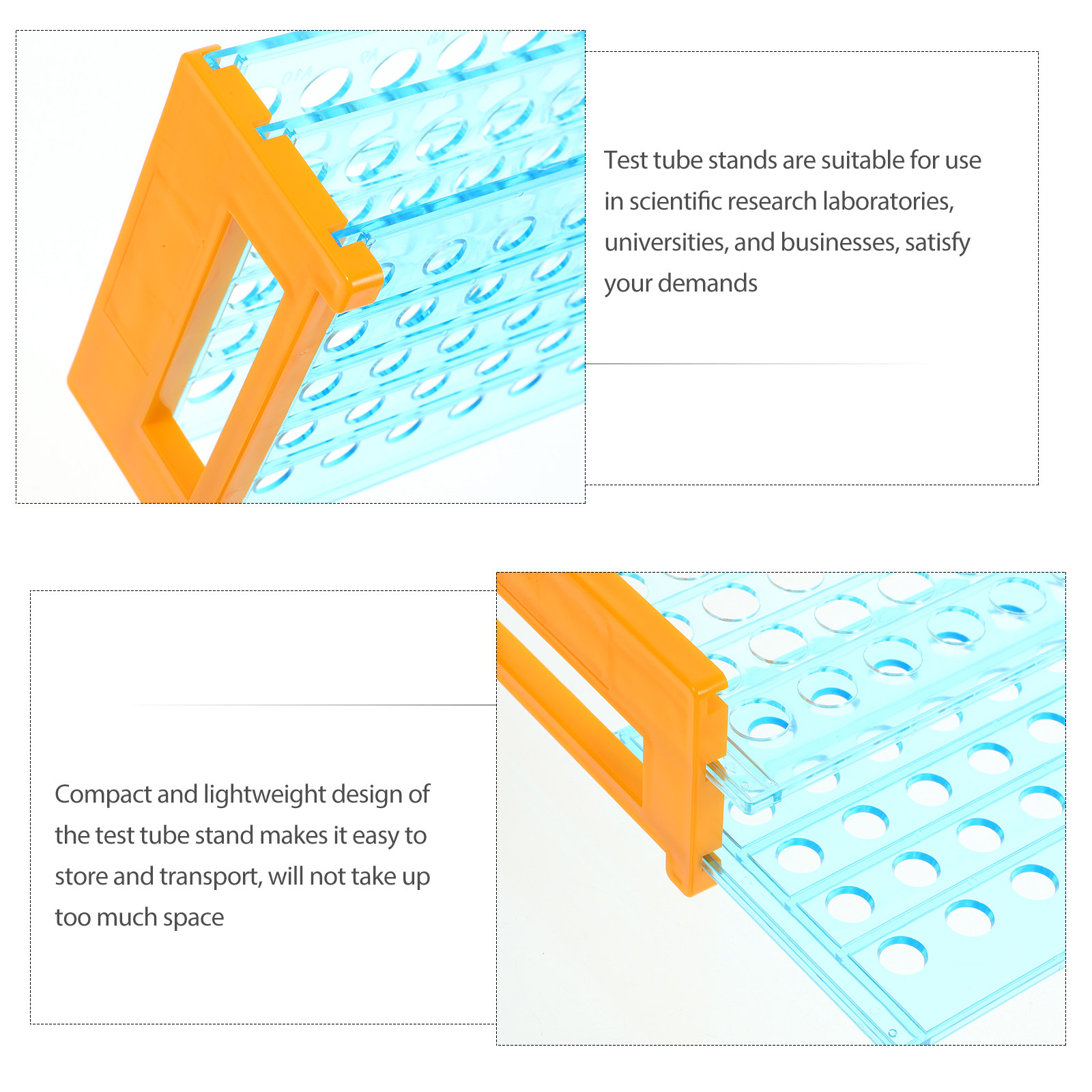 Zware kunststof reageerbuissta - Centrifuge Tube Rack recensie en prijs