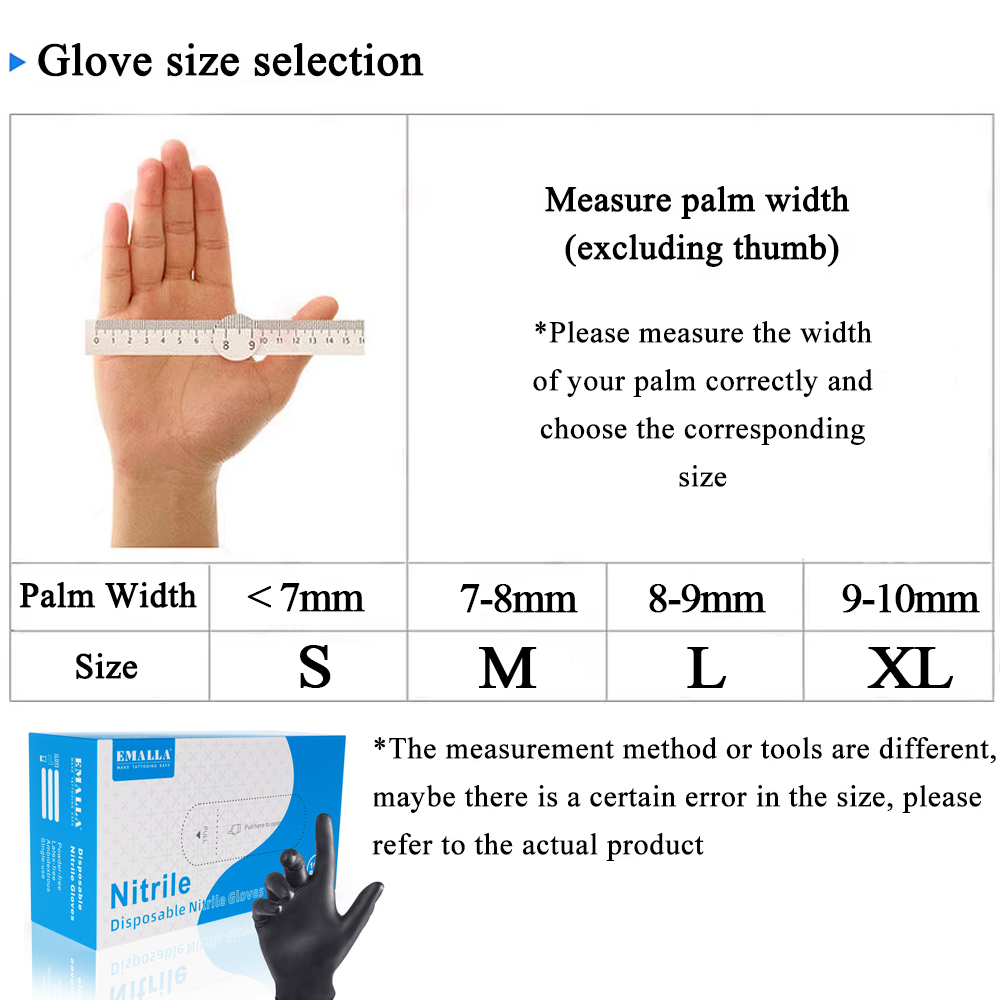 100/50/10PCS Wegwerp Nitril Ta - Disposable Gloves Nitrile recensie en prijs