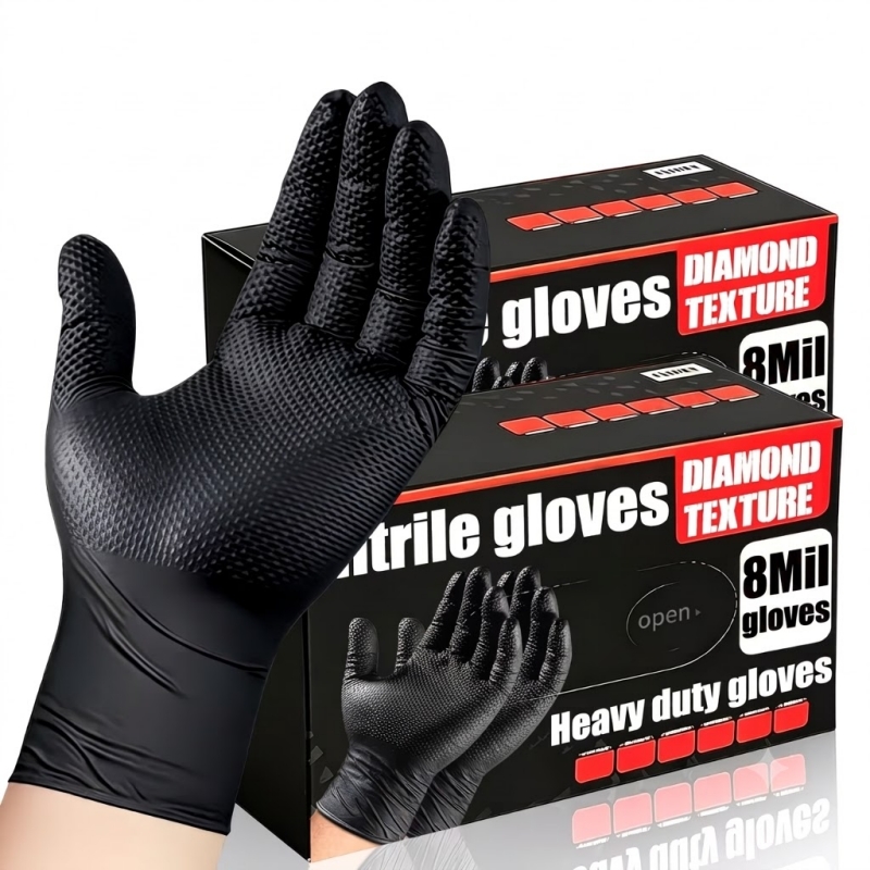 Zware zwarte industriële nitri - Disposable Gloves Nitrile recensie en prijs