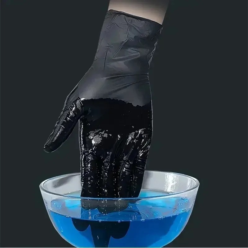 Zwarte wegwerphandschoenen uni - Disposable Gloves Nitrile recensie en prijs