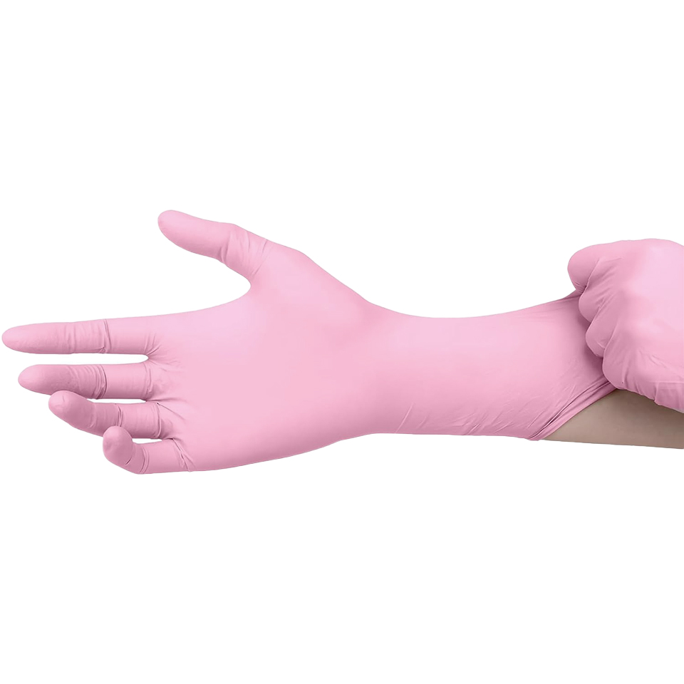 50/100 STUKS Lichtroze Nitril  - Disposable Gloves Nitrile recensie en prijs