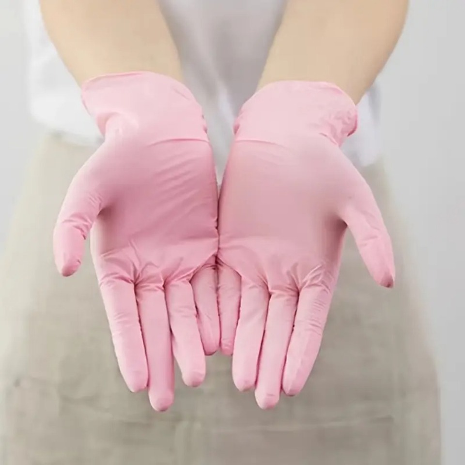 50/100 STUKS Lichtroze Nitril  - Disposable Gloves Nitrile recensie en prijs