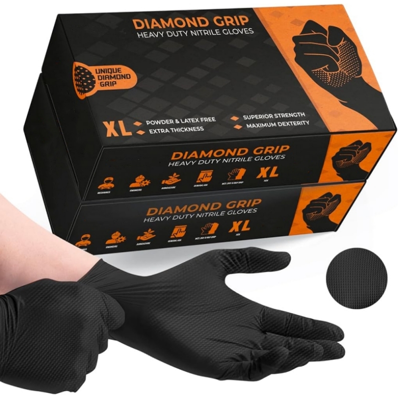 Zwarte zware nitril wegwerphan - Disposable Gloves Nitrile recensie en prijs