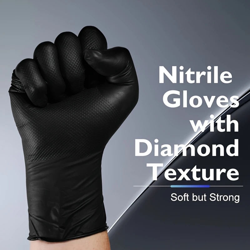 Zwarte zware nitril wegwerphan - Disposable Gloves Nitrile recensie en prijs