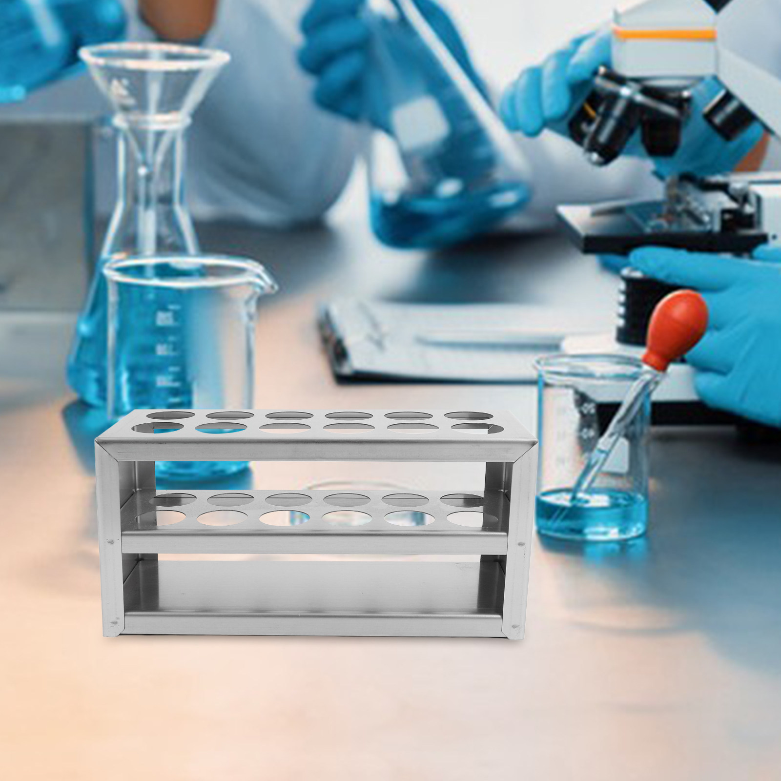 12-Slot 40-gaats reageerbuisre - Centrifuge Tube Rack recensie en prijs