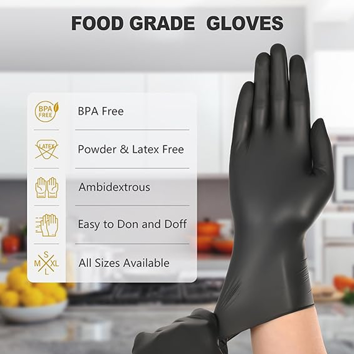Zware zwarte wegwerp nitril ha - Disposable Gloves Nitrile recensie en prijs