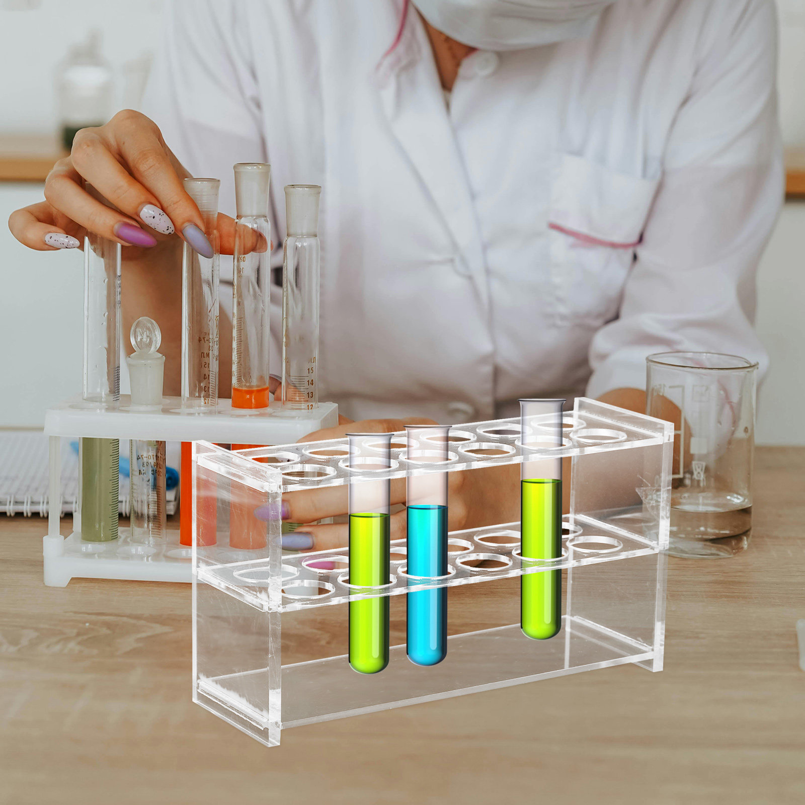 Reageerbuisorganizer met 6 vak - Centrifuge Tube Rack recensie en prijs