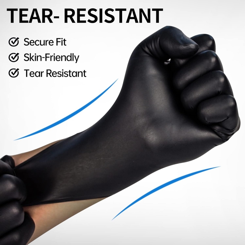 100 STKS Zwarte Nitril Handsch - Disposable Gloves Nitrile recensie en prijs