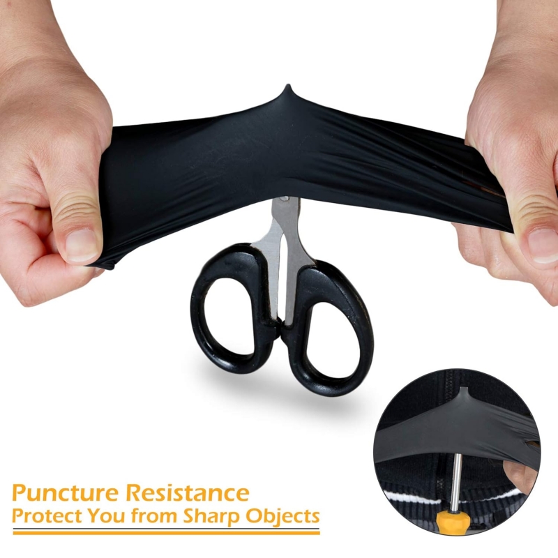 100 STKS Zwarte Nitril Handsch - Disposable Gloves Nitrile recensie en prijs