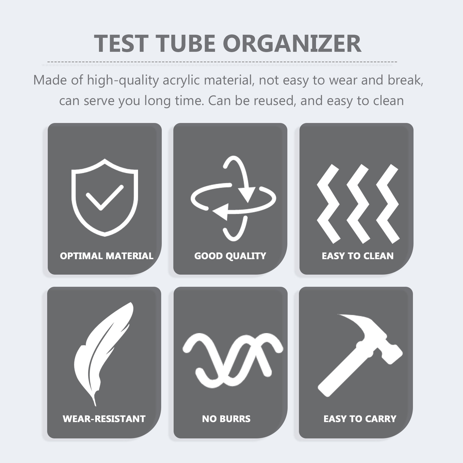 Acryl testrekhouder, organizer - Centrifuge Tube Rack recensie en prijs
